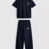 7-15 ani | Set compus din cămășă și pantaloni de trening cu croi larg
