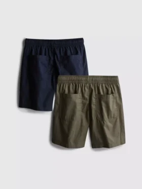 7-15 ani | Set de 2 pantaloni scurți cu șnur 7-15 ani | Set de 2 pantaloni scurți cu șnur