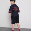 7-15 ani | Set de cămăși și pantaloni scurți din plasă sport