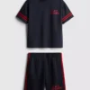 7-15 ani | Set de cămăși și pantaloni scurți din plasă sport