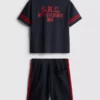 7-15 ani | Set de cămăși și pantaloni scurți din plasă sport