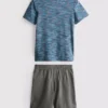 7-15 ani | Set de tricou și pantaloni scurți sport