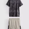 7-15 ani | Set de tricou și pantaloni scurți sport