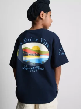 7-15 ani | tricou cu imprimeu Dolce Vita