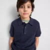 7-15 ani | tricou polo din tricot