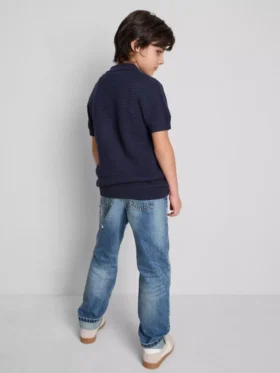 7-15 ani | tricou polo din tricot