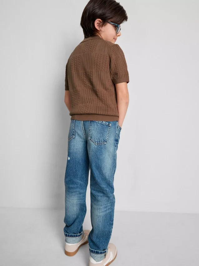 7-15 ani | tricou polo din tricot 7-15 ani | tricou polo din tricot