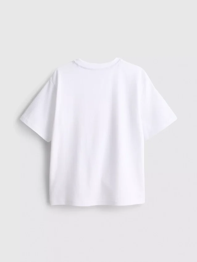 7-15 ani | tricou texturat cu imprimeu de fructe 7-15 ani | tricou texturat cu imprimeu de fructe