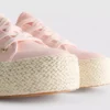 Adidași din pânză de iută cu talpă plată