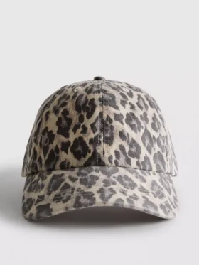 Șapcă de baseball cu imprimeu leopard