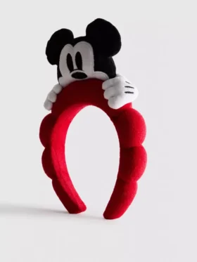 Bandă de păr din pluș cu Mickey Mouse de la Disney