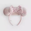 Bandă pentru păr cu urechi și paiete Minnie Mouse de la Disney