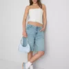 Bandeau din dantelă cu amestec de bumbac Bandeau din dantelă cu amestec de bumbac