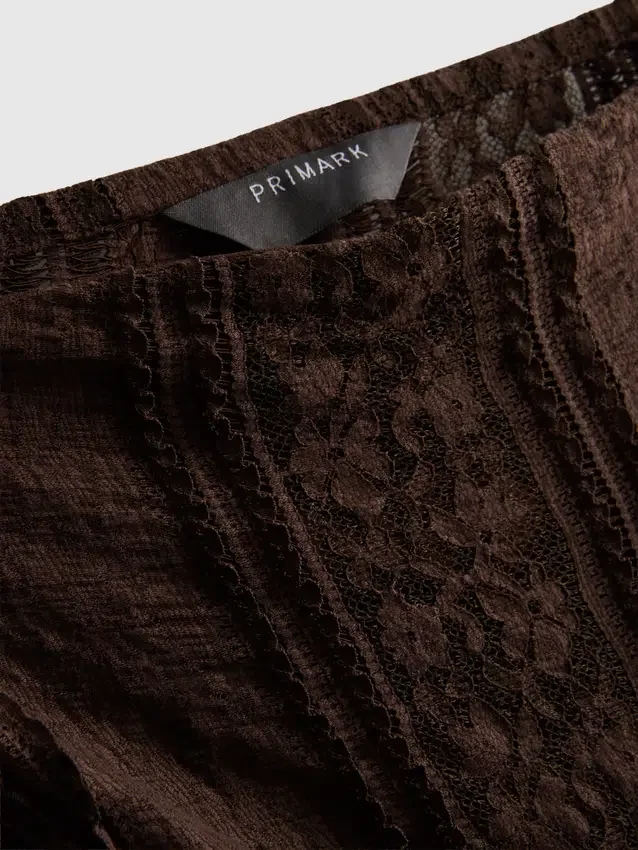Bandeau din dantelă cu amestec de bumbac Bandeau din dantelă cu amestec de bumbac