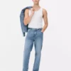 Blugi cu picior drept elastic Blugi cu picior drept elastic