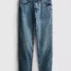 Blugi cu picior drept elastic Blugi cu picior drept elastic
