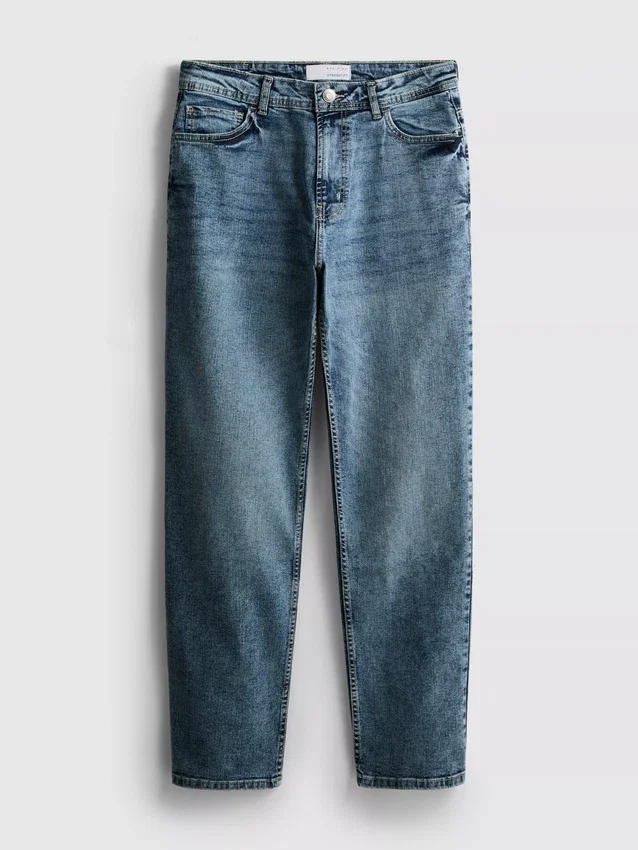 Blugi cu picior drept elastic Blugi cu picior drept elastic