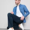 Blugi cu talie medie și croi drept Blugi cu talie medie și croi drept