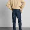Blugi cu talie medie și croială slim Blugi cu talie medie și croială slim
