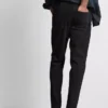 Blugi cu talie medie și croială slim Blugi cu talie medie și croială slim