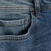 Blugi cu talie medie și croială slim Blugi cu talie medie și croială slim