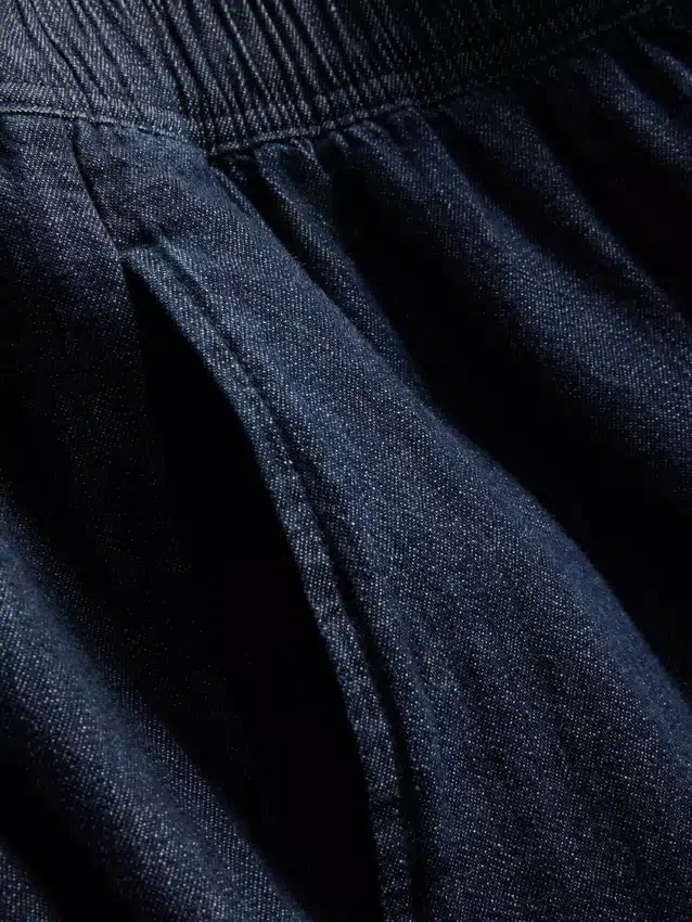 Blugi culotte cu croi larg Blugi culotte cu croi larg