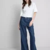 Blugi din denim de bumbac cu croială dreaptă „The Edit” Blugi din denim de bumbac cu croială dreaptă „The Edit”