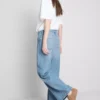 Blugi din denim de bumbac cu croială dreaptă „The Edit” Blugi din denim de bumbac cu croială dreaptă „The Edit”