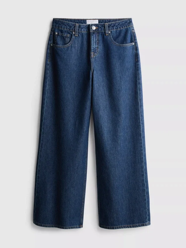 Blugi din denim de bumbac cu croială dreaptă „The Edit” Blugi din denim de bumbac cu croială dreaptă „The Edit”