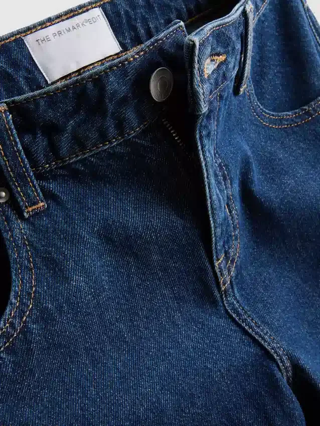 Blugi din denim de bumbac cu croială dreaptă „The Edit” Blugi din denim de bumbac cu croială dreaptă „The Edit”