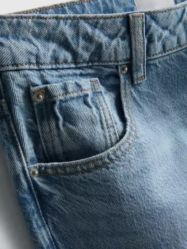 Blugi din denim de bumbac cu croială dreaptă „The Edit” Blugi din denim de bumbac cu croială dreaptă „The Edit”