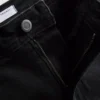 Blugi din denim de bumbac, cu talie medie și croi evazat Blugi din denim de bumbac, cu talie medie și croi evazat