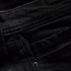 Blugi din denim de bumbac, cu talie medie și croi evazat Blugi din denim de bumbac, cu talie medie și croi evazat