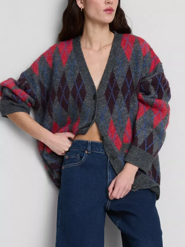 Blugi din denim de bumbac, cu talie înaltă și croi conic Blugi din denim de bumbac, cu talie înaltă și croi conic