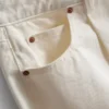 Blugi din denim de bumbac de calitate superioară, cu croi evazat Blugi din denim de bumbac de calitate superioară, cu croi evazat