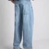 Blugi largi cu talie medie Blugi largi cu talie medie