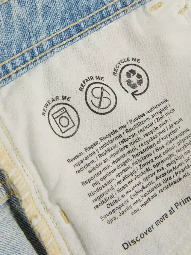 Blugi relaxați cu talie înaltă Blugi relaxați cu talie înaltă