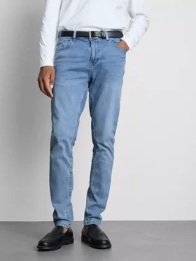 Blugi skinny cu talie medie