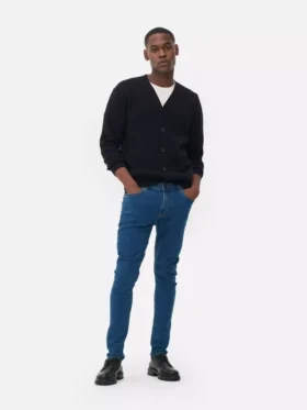 Blugi skinny cu talie medie