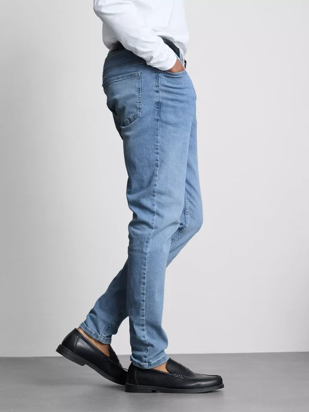 Blugi skinny cu talie medie Blugi skinny cu talie medie