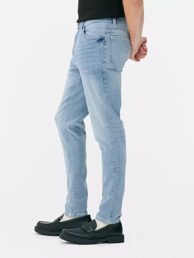 Blugi skinny cu talie medie Blugi skinny cu talie medie