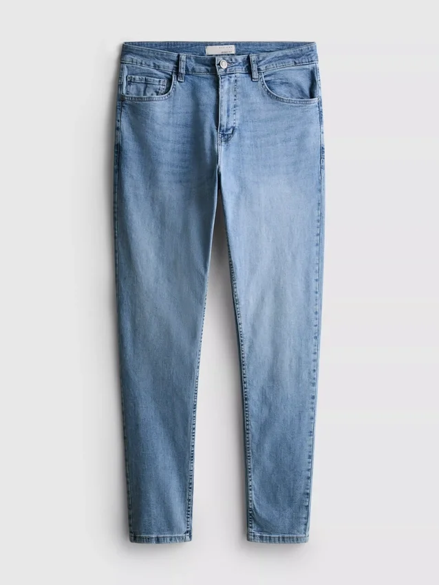 Blugi skinny cu talie medie Blugi skinny cu talie medie