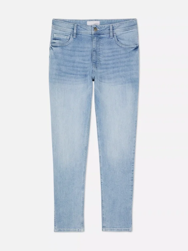 Blugi skinny cu talie medie Blugi skinny cu talie medie