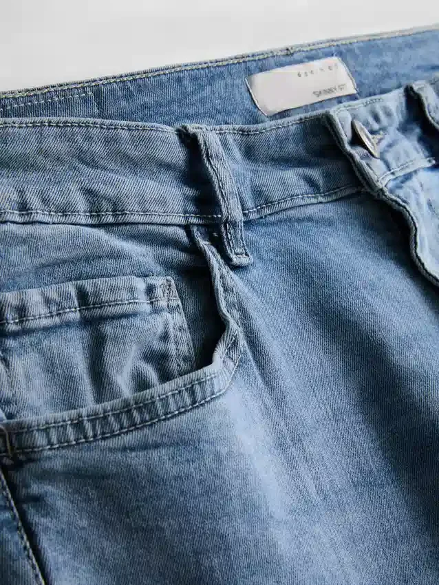 Blugi skinny cu talie medie Blugi skinny cu talie medie