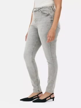 Blugi skinny cu talie înaltă