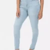 Blugi skinny cu talie înaltă Blugi skinny cu talie înaltă