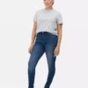 Blugi skinny cu talie înaltă Blugi skinny cu talie înaltă