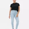 Blugi skinny cu talie înaltă Blugi skinny cu talie înaltă