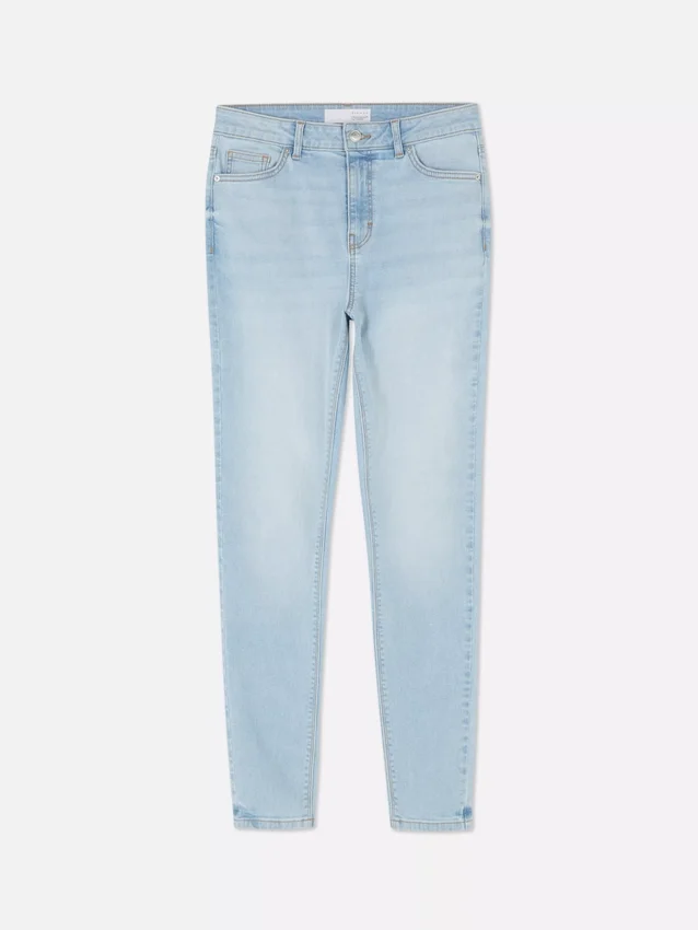 Blugi skinny cu talie înaltă Blugi skinny cu talie înaltă
