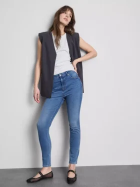 Blugi skinny cu talie înaltă de ultimă generație